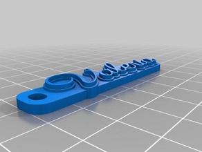 valeria organização personalizado 3d print model - Mito3D