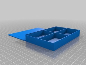 customized resistor box lid organization 3d print model - Mito3D