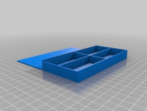 customized small resistor box organization 3d print model - Mito3D