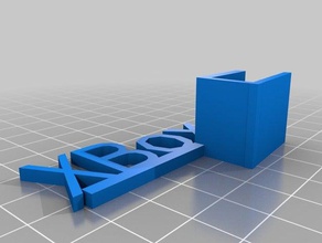 xbox fixed shelf talker - Organisation kundengebundene 3d print model - Mito3D