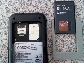 modem e5372 batería nokia bl-5ca actualización el teléfono móvil 3d print model - Mito3D