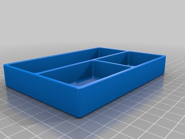 küçük bir parçasını tepsi organizasyon Organizatör bölüm iş 3D print model - Mito3D