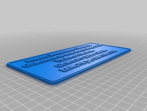 shane txt de la moda personalizado 3d print model - Mito3D