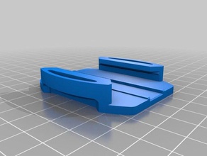 action cam plat de montage 3d print model - Mito3D