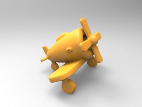 toy airplain toys & games 3d print model - Mito3D