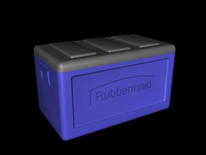 rubbermaid coleman 1 10 soğutucu r c araçlar rc rc4wd sırasında 3d print model - Mito3D