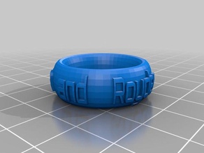 l r bracelet de la mode personnalisé 3d print model - Mito3D