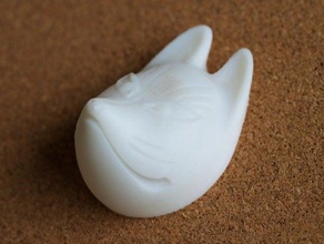fox máscara animais 3d print model - Mito3D