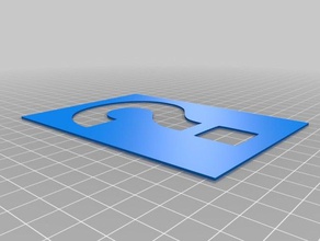 kiwi Schablone Kunst-tools kundengebundene 3d print model - Mito3D