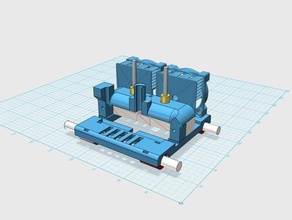 frankenforge - flashforge creator dual powerspec 3d pro bowden hot-end printer parts 3d print model - Mito3D