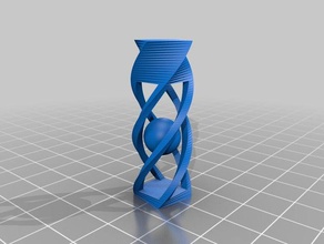 ball s cage twist interactive art customized 3d print model - Mito3D