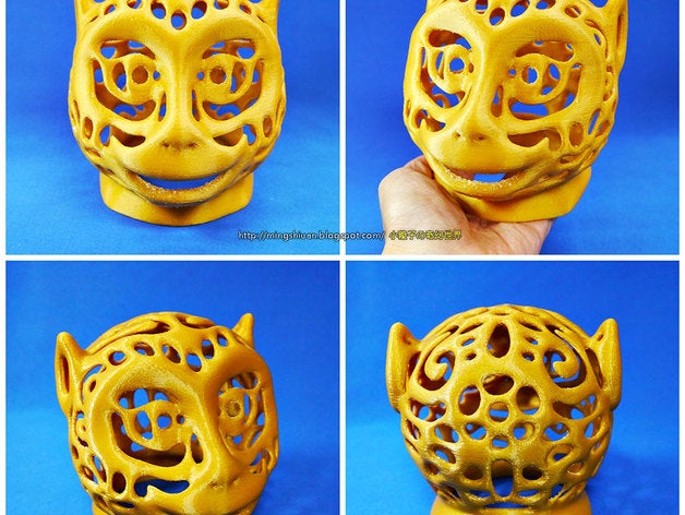 macaco lâmpadas decoração 2016 animais artproject o ano novo chinês designproject lâmpada latern luz makeredchallenge remixchallenge 3D print model - Mito3D