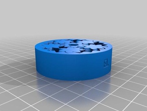 my customized gear bearing 2 parts 3d print model - Mito3D