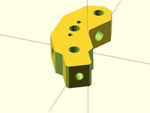 footed parametric frame vertex options no foot other hole patterns openscad 3d print model - Mito3D