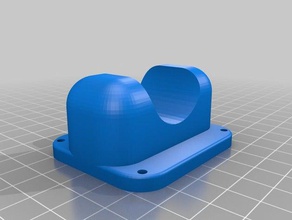 handle holder bathroom 3d print model - Mito3D