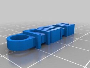 llavero nene organización personalizado 3d print model - Mito3D