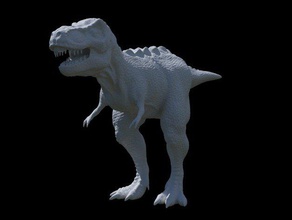 t-rex creatures dinosaur toy tyrannosaurus 3d print model - Mito3D