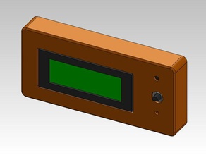 lcd kontrol kutusu 3d yazıcı parçaları denetleyicisi denetleyici 3d print model - Mito3D