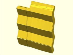 Rache böse Kopierer andere Akkordeon humor 3d cube farm github Witz Modell openscad Spielzeug 3d print model - Mito3D
