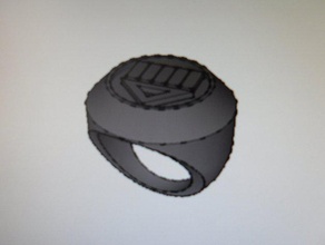 schwarze Laterne-ring andere dc evilchicken grün latern pattimis 3d print model - Mito3D