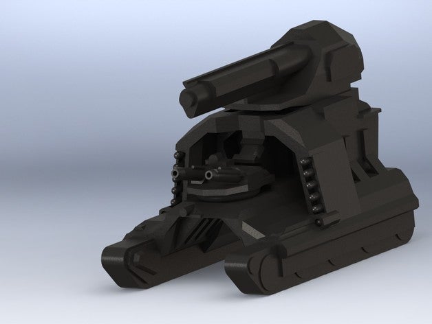 dt-mt araç harika gelecek fütüristik füze tank 3D print model - Mito3D