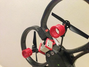ardrone2 suspension rc vehicles spiral spring 3d print model - Mito3D
