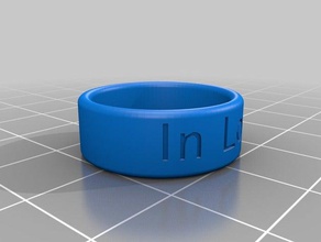 meine angepasste ring round edge Ringe kundengebundene 3d print model - Mito3D