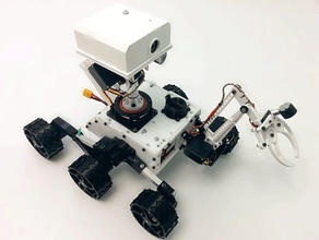 msl curiosidade modelo robótica a mars rover 3d print model - Mito3D