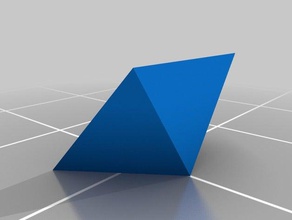 my customized parametric pyramids easy print math art 3d print model - Mito3D