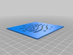 triton estêncil-o-matic ferramentas de arte personalizado 3d print model - Mito3D