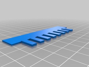 final comb biology customized 3d print model - Mito3D