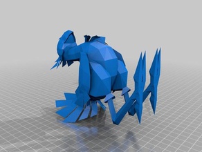 chocobo sculture 3d print model - Mito3D