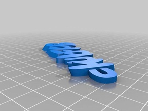 kubfab llavero v 2 organización personalizado 3d print model - Mito3D