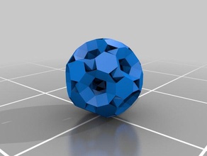 rhombitruncated icosidodecahedron 42 tunnel per la matematica bonnie johnson poliedri poliedro poligoni regolari stewart toro 3d print model - Mito3D