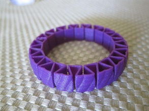 childs stretchlet bracelet bracelets customized 3d print model - Mito3D
