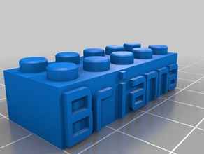 brianna inşaat oyuncaklar özelleştirilmiş 3d print model - Mito3D