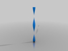 three raindrops math art customized 3d print model - Mito3D