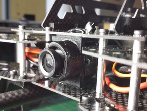 muy pequeño fatshark de montaje la cámara r c vehículos 600tvl 3d print model - Mito3D