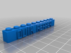 quik reaper juguetes de construcción personalizado 3d print model - Mito3D