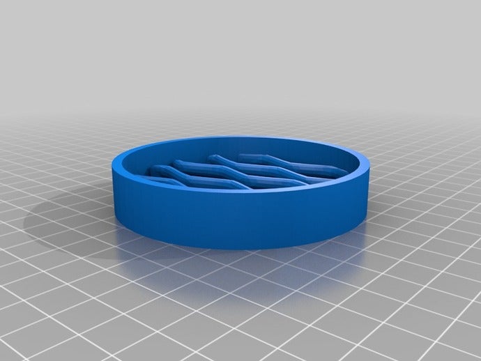ondulés coaster juste un autre les conteneurs la boisson titulaire 3D print model - Mito3D