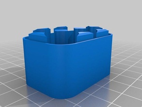 ad anello batteria di ricambio per caso i contenitori personalizzato 3d print model - Mito3D
