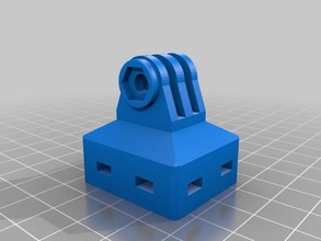gopro-Kabelbinder montieren Kamera 3d print model - Mito3D