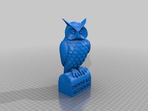 bubo owl animals 3d print model - Mito3D
