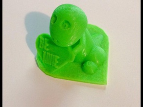 lizard love heart valentinesday 3d print model - Mito3D