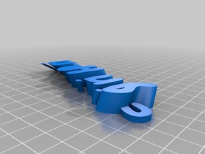 siri hari kchain organización personalizado 3d print model - Mito3D