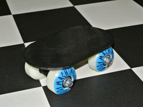 mini-skateboard sport im freien 608 Lager Rollenlager 3d print model - Mito3D