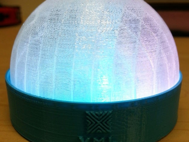 8 bits de mesa led brilhantes coisa a arte adafruit quinquilharias neopixel anel 3D print model - Mito3D