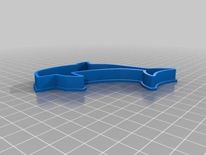 dolphin cookie cutter 3d printing dolphin 3d print model - Mito3D