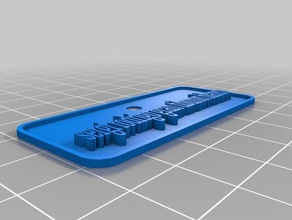 sergi signos y logotipos personalizado 3d print model - Mito3D