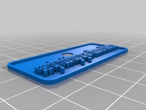 sergi bona signos y logotipos personalizado 3d print model - Mito3D